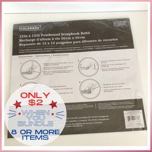 12x12 scrapbook page refill